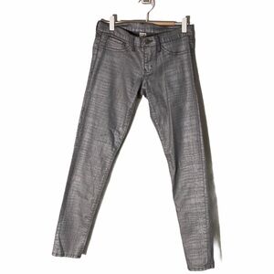 Francesca’s Birdcage label Jeans Silver Sz 27